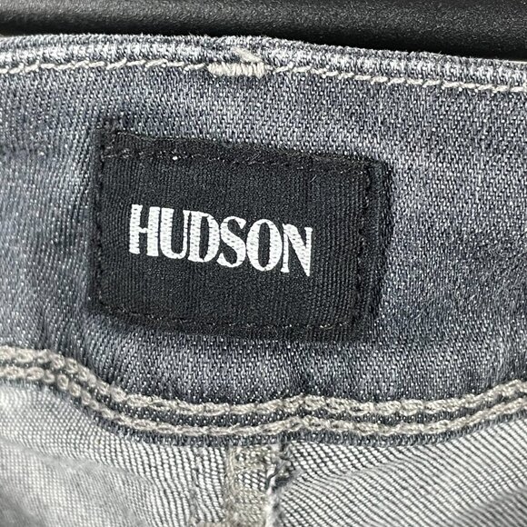 Hudson Jeans Womens 27 gray denim collin skinny designer casual twee - Picture 4 of 11